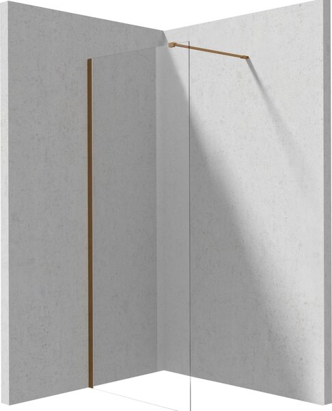 Deante Sprchová zástena Walk-in Prizma - KTJ C37P 70 cm, bronz kartáčovaná - bez vaničky
