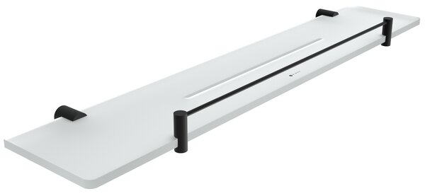 Nimco Polica IXI s ohrádkou, 60 cm BORMO čierna - BRC X460-X-90