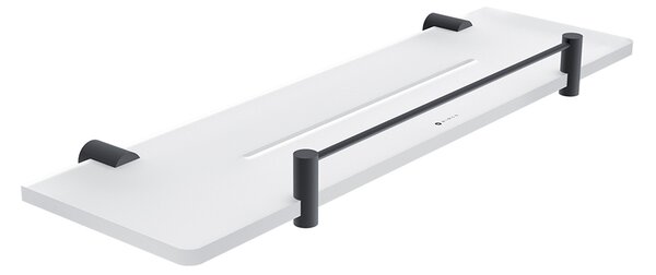 Nimco Polica IXI s ohrádkou, 40 cm BORMO čierna - BRC X440-X-90