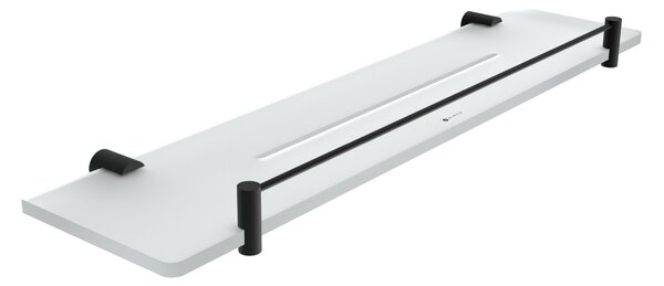 Nimco Polica IXI s ohrádkou, 50 cm BORMO čierna - BRC X450-X-90