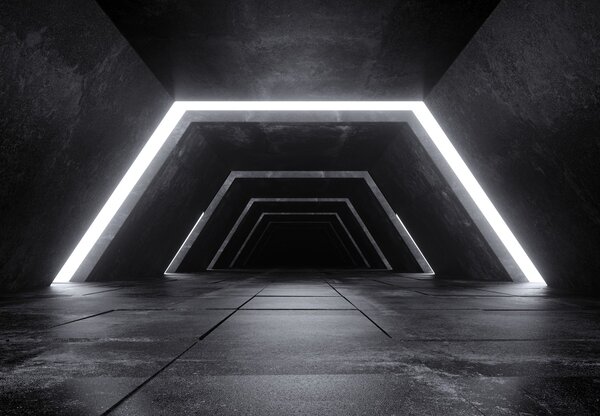 Fototapeta - 3D tunel (147x102 cm)
