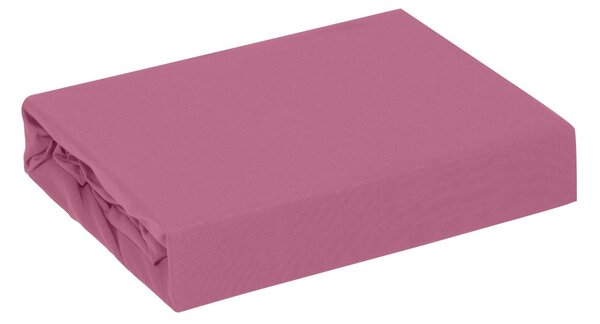 BAVLNENÉ PRESTIERADLO S GUMOU ADELA 120X200X25 CM RUŽOVÁ