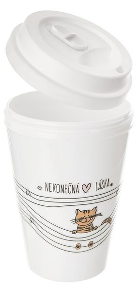 Termohrnček NEKONEČNÁ LÁSKA mačka 0,35 l