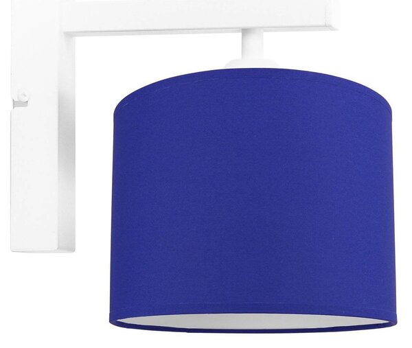 Nástenné svietidlo Indigo, 1x textilné tienidlo (výber zo 6 farieb), (výber z 3 farieb konštrukcie)