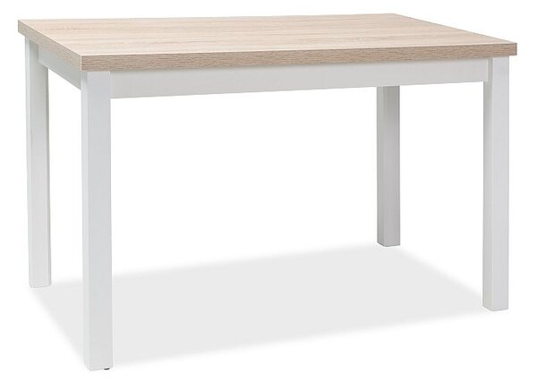 Jedálenský stôl Adam - dub sonoma / biela