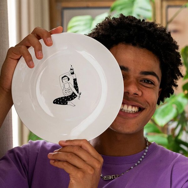 Porcelánový tanier My Vibes 23 cm