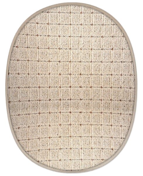 Vopi koberce Kusový koberec Udinese béžový ovál - 80x150 cm