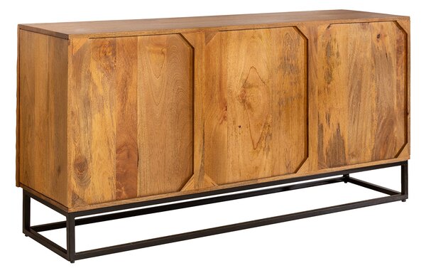 Dizajnová komoda Shayla 140 cm hnedé mango