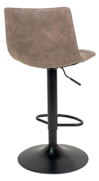 Svetlohnedé čalúnené barové stoličky v súprave s nastaviteľnou výškou 2 ks (výška sedadla 63 cm) Middelfart – House Nordic