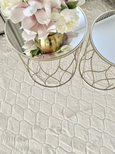 Koberec Rabbit 3D 02 CREAM rozmery koberec: 60x100 cm