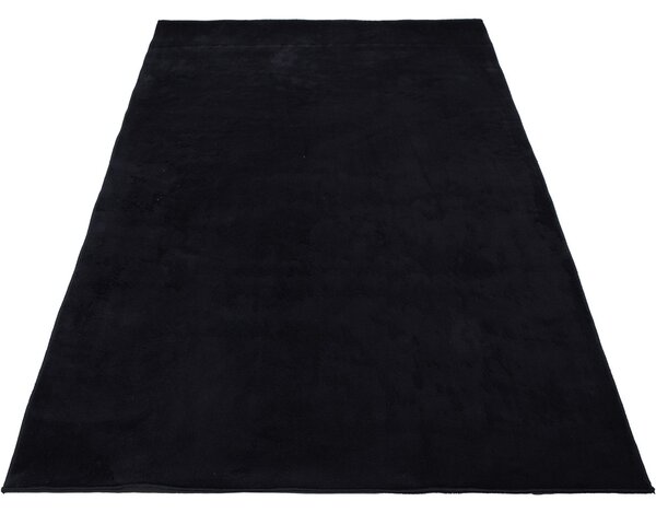 Koberec Plush BLACK rozmery koberec: 60x100 cm