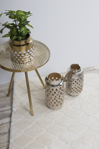 Koberec Rabbit 3D 02 CREAM rozmery koberec: 60x100 cm