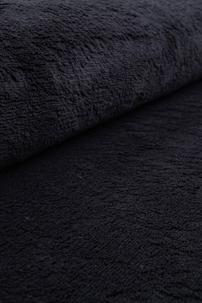 Koberec Plush BLACK rozmery koberec: 60x100 cm