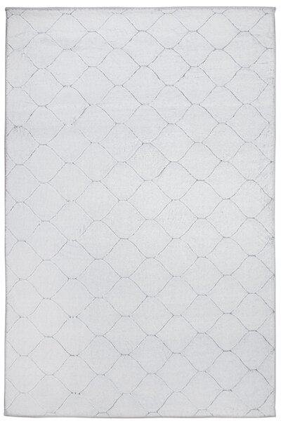 Koberec Rabbit 3D Carving GREY/WHITE 1 rozmery koberec: 80x140 cm
