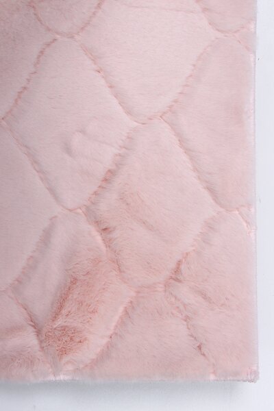 Koberec Rabbit 3D 04 BABY PINK rozmery koberec: 60x100 cm
