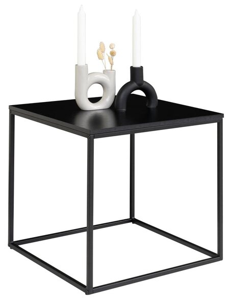 Čierny odkladací stolík House Nordic Vita, 45 x 45 cm