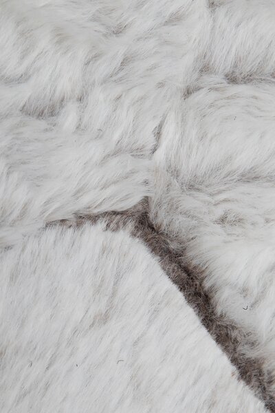 Koberec Rabbit 3D Carving COFFE/WHITE 2 rozmery koberec: 80x140 cm