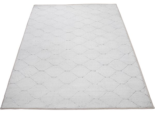 Koberec Rabbit 3D Carving COFFE/WHITE 1 rozmery koberec: 80x140 cm