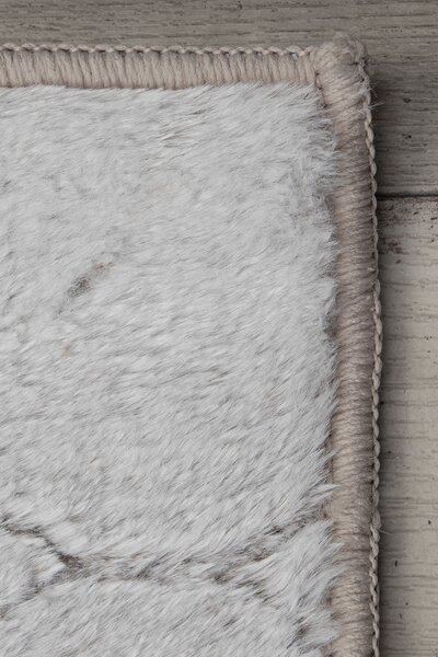 Koberec Rabbit 3D Carving COFFE/WHITE 1 rozmery koberec: 80x140 cm