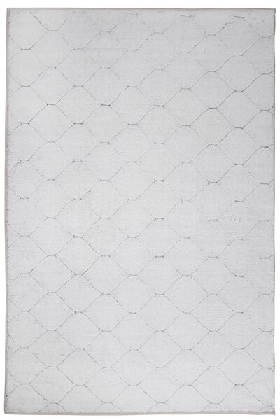 Koberec Rabbit 3D Carving COFFE/WHITE 1 rozmery koberec: 80x140 cm