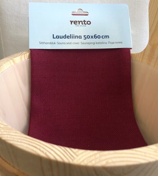 Rento uterák do sauny 50x60cm D Červená