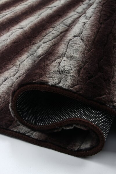 Koberec Rabbit New Cawy BROWN/BEIGE rozmery koberec: 80x140 cm