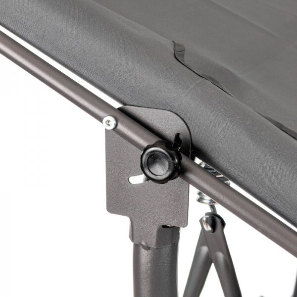 Záhradná hojdačka Evan - antracit / tmavosivá