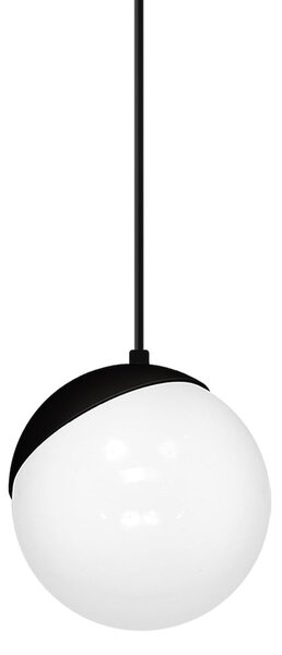 Závesné svietidlo Sfera, 3x biele sklenené tienidlo, b