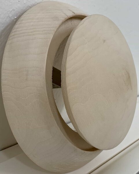 Lipový ventilačný disk do sauny pre otvor Ø 100 mm