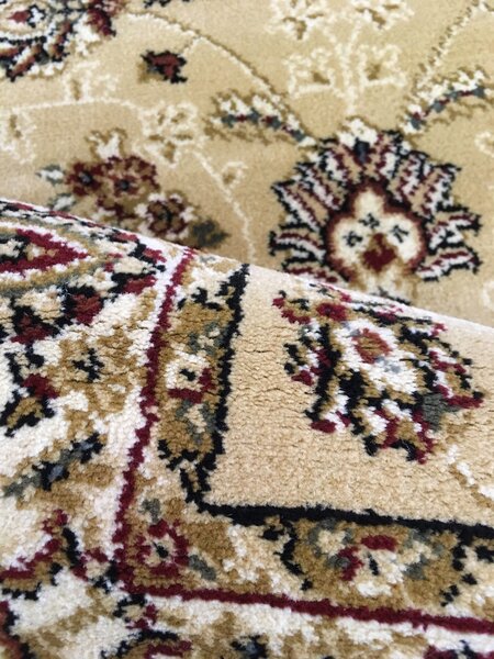 Spoltex, Kusový koberec Salyut beige 1579 B, 80x150, béžová, obývacia izba