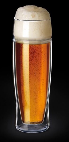SIMAX PIVNÝ POHÁR S DVOJITOU STENOU 500ML SADA 2KS