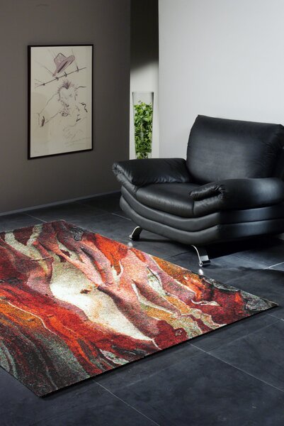 Spoltex , Kusový koberec Rust red 21304-910, 160x230, viacfarebná, obývacia izba