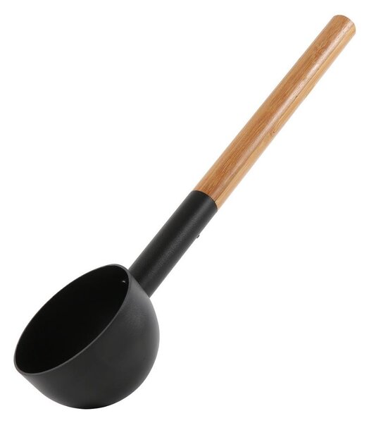 Narvi Black hliníková naberačka do sauny čierna