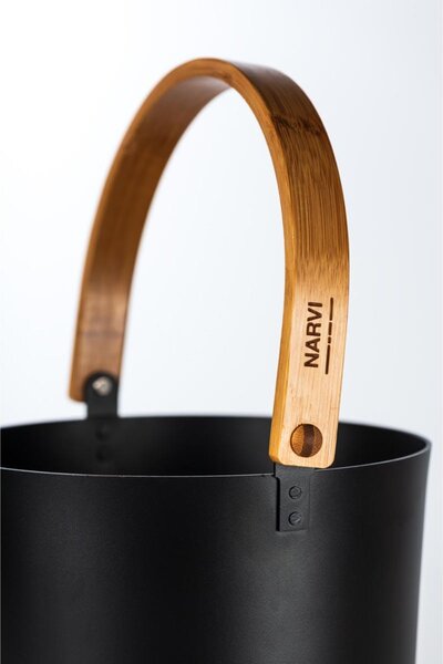 Narvi Black vedro hliníkové čierne 6,5L