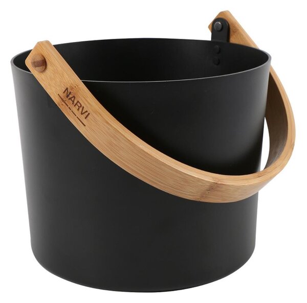 Narvi Black vedro hliníkové čierne 6,5L