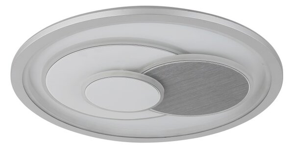 GLOBO 48469 RUIZ I stropné svietidlo D480mm LED 60W 2660lm 3000+4000+6500K strieborná, biela