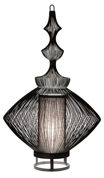 Stolové Lampa Forestier, Opium, Čierna, Obývacia izba, Kov, Dizajnový