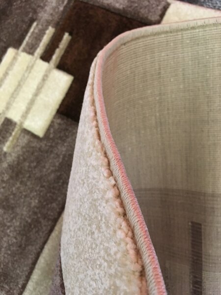 Spoltex , Kusový koberec Cascada Plus beige 6081, 80x150, hnedá, obývacia izba