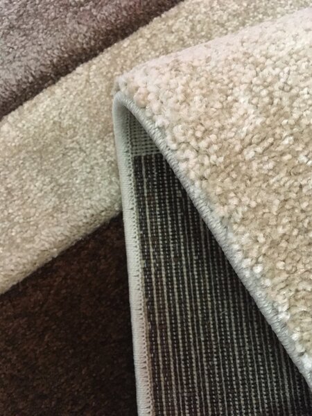 Spoltex , Kusový koberec Cascada Plus beige 6081, 80x150, hnedá, obývacia izba