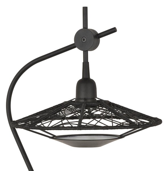Stolové Lampa Forestier, Carpa, Čierna, Spálňa, Tkanina / Textil, Dizajnový