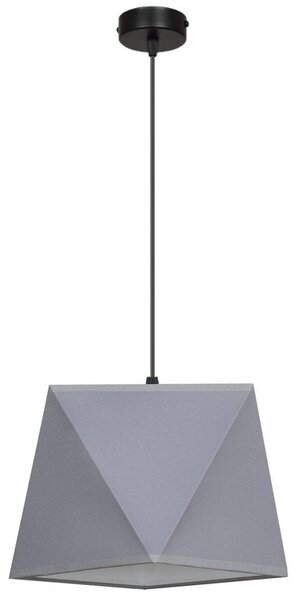 Závesné svietidlo Diamond, 1x textilné tienidlo (výber z 5 farieb), (výber z 2 farieb konštrukcie)