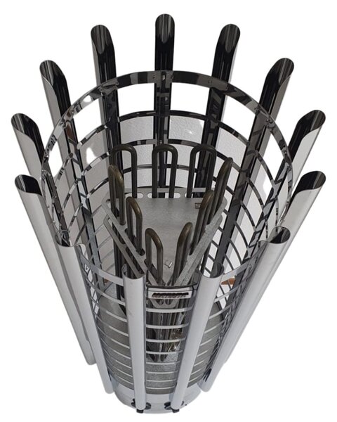Harvia saunová pec elektrická Glow TRT70 Steel