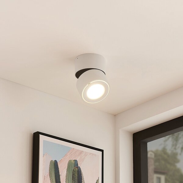 Stropné Lampa Arcchio, Rotari, stmievateľné, Biela, Chodba, Hliník, Moderný