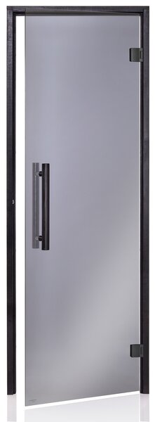 Andres dvere do sauny Black grey 7x19 osika