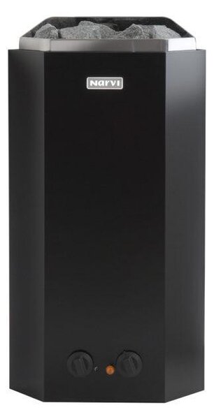 Narvi saunová pec elektrická Minex 3kW chrom black