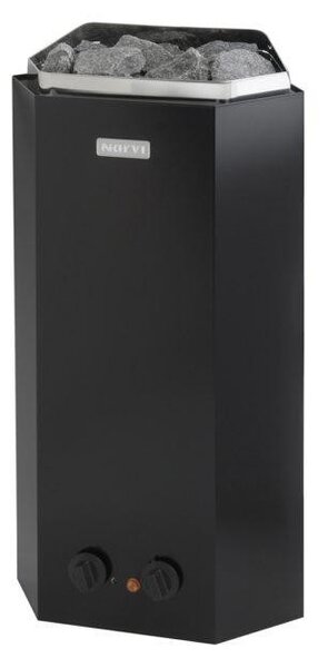Narvi saunová pec elektrická Minex 3kW chrom black