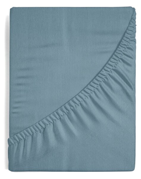 JERSEY PRESTIERADLO 90X200 CM, VÝŠKA 25 CM SVETLOMODRÉ