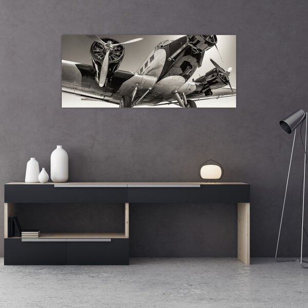Obraz - Historické lietadlo (120x50 cm)