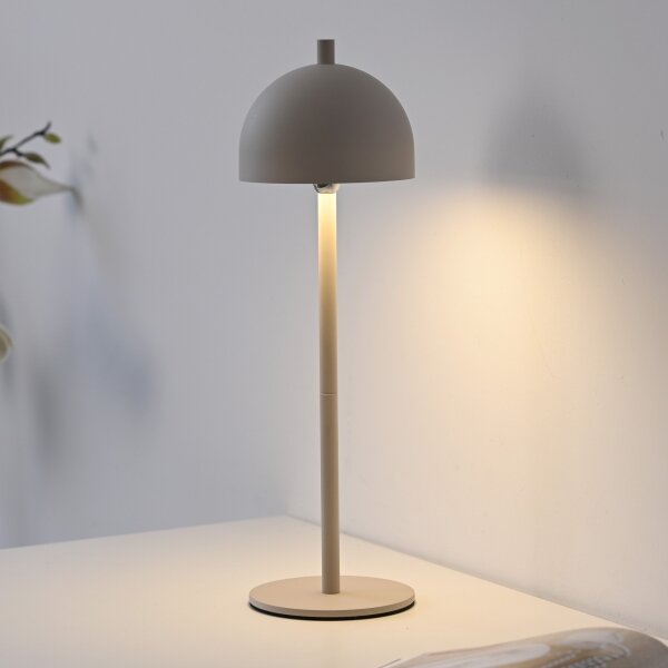 Schöner Wohnen 19244-39 - stmievateľná LED stolová lampa BELLIS LED/2,5W/5V IP54 sivá