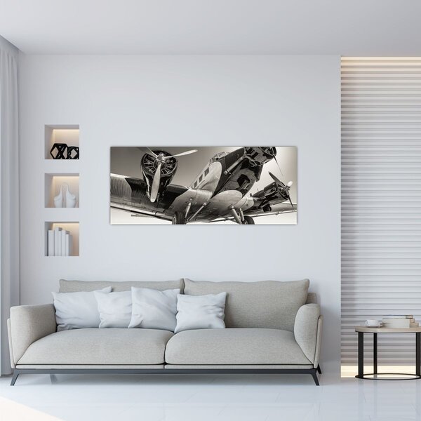 Obraz - Historické lietadlo (120x50 cm)
